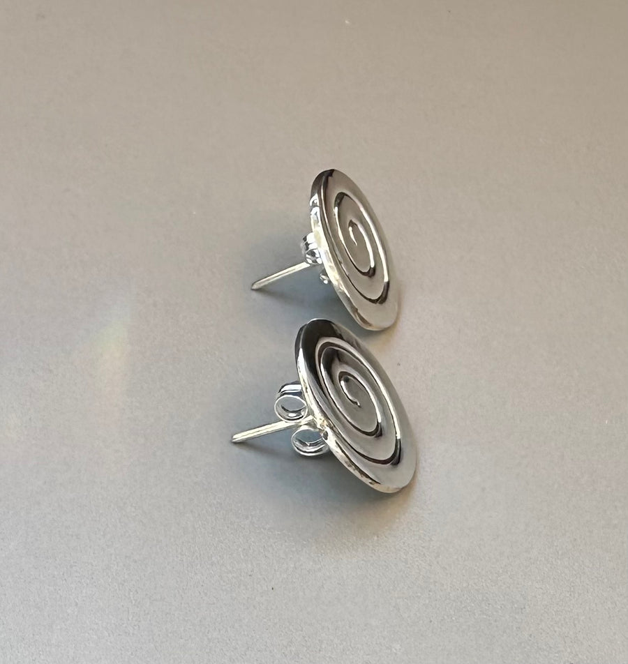 SPIRAL silver earrings