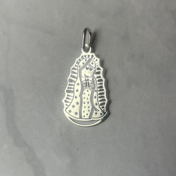 VIRGIN MARY silver pendant