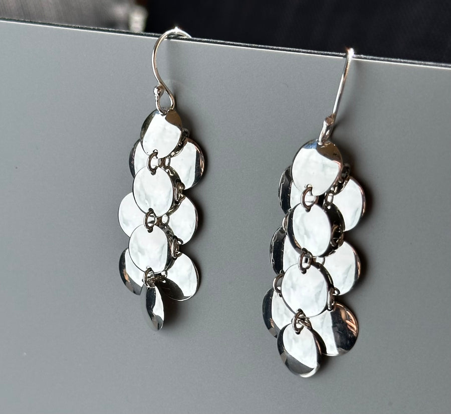 MIRRORS silver earrings