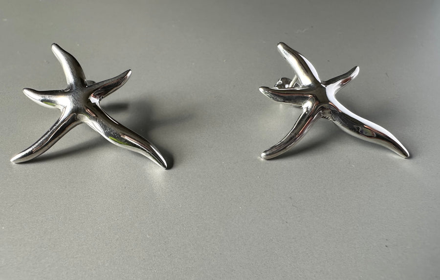 STARFISH silver earrings