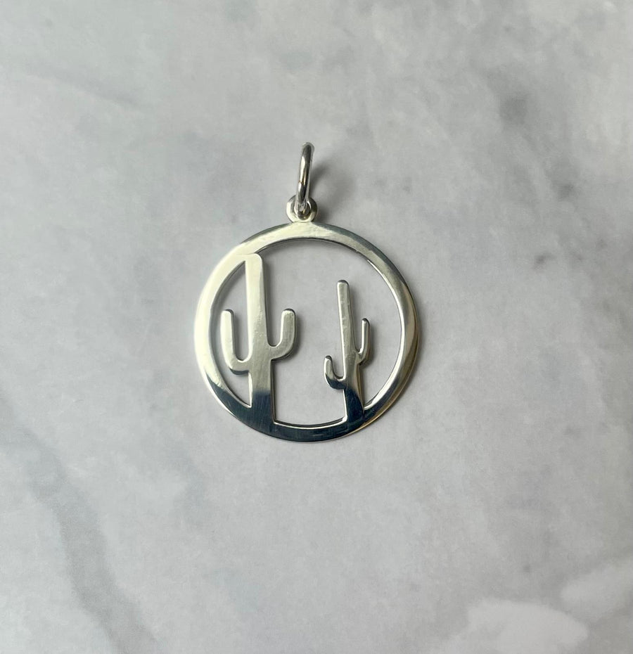 DESERT CIRCLE silver pendant