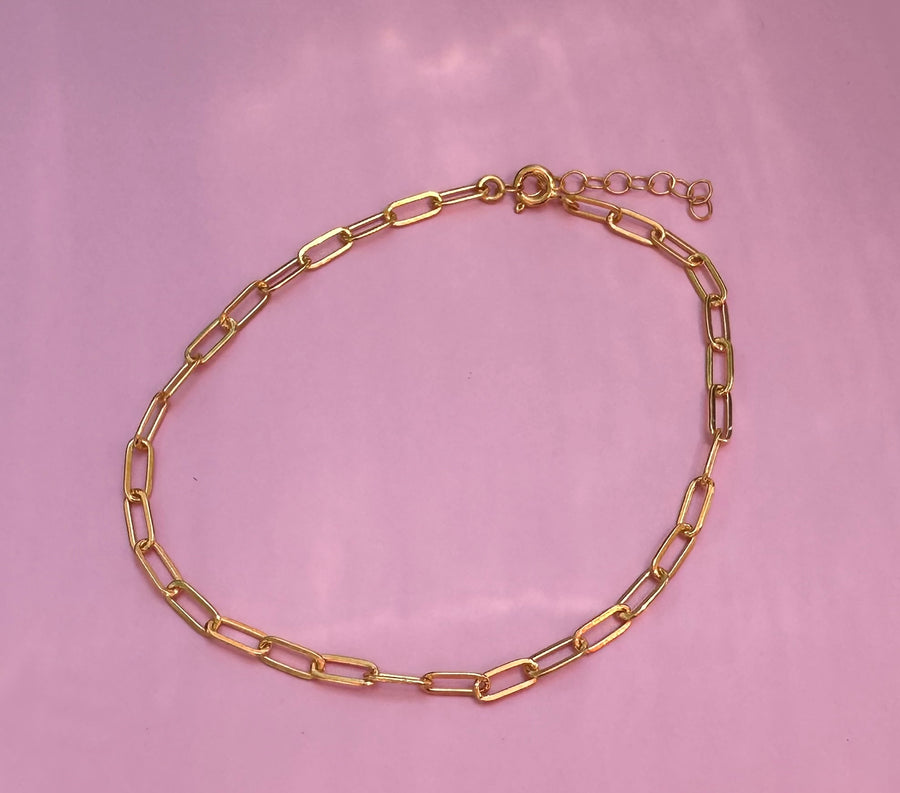 PAPERCLIP CHAIN BRACELET