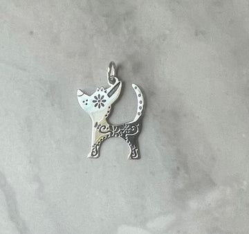 XOLOITZCUINTLE ALEBRIJE silver pendant