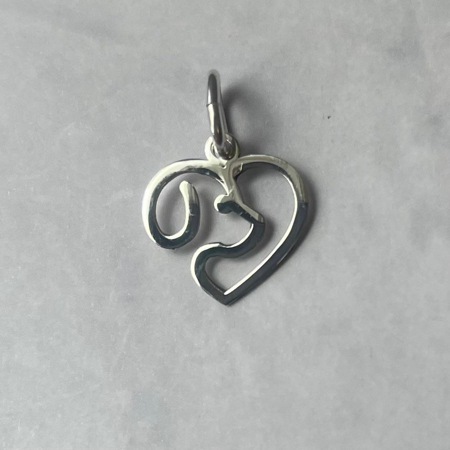 PUPPY LOVE silver pendant