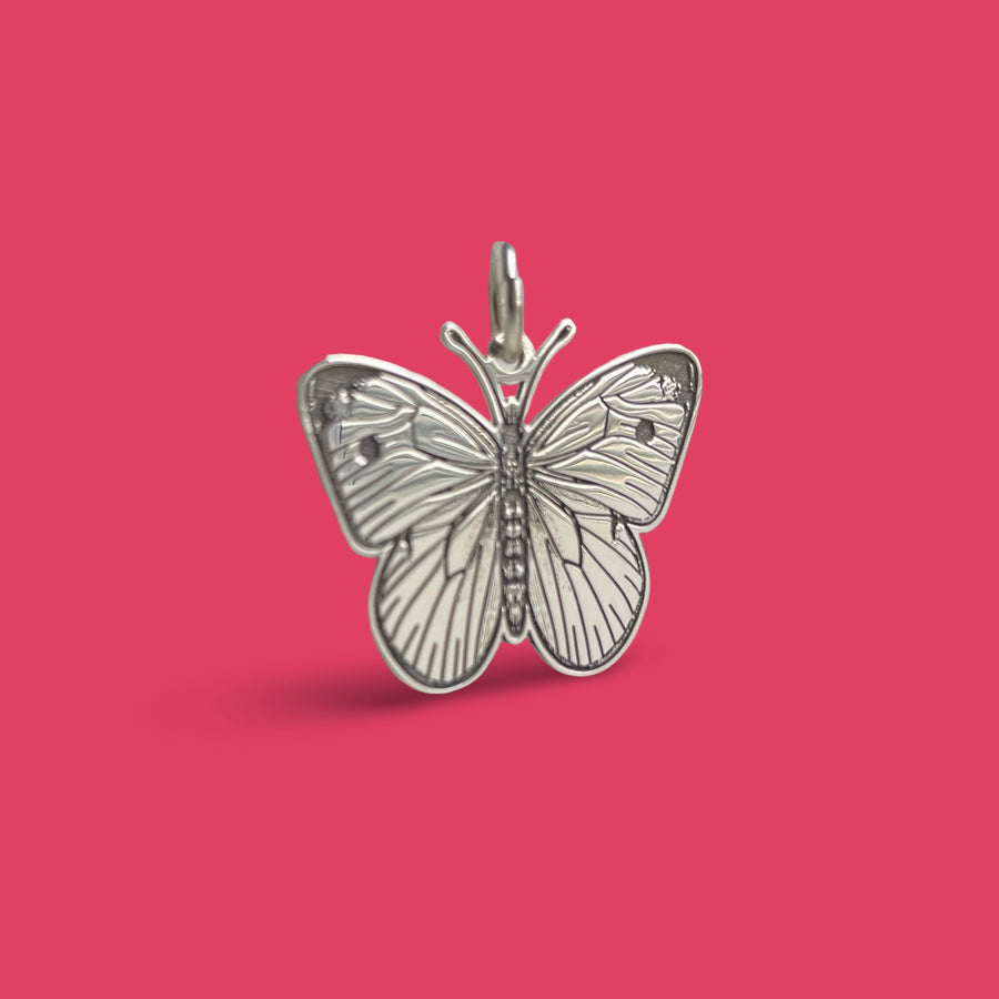 STERLING SILVER Mariposa pendant