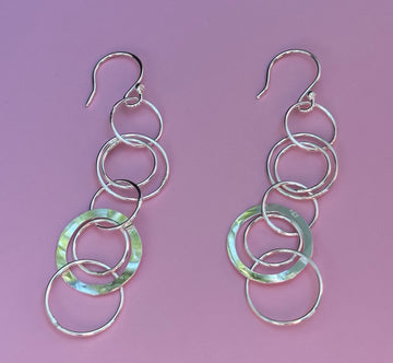 CIRCLES silver earrings