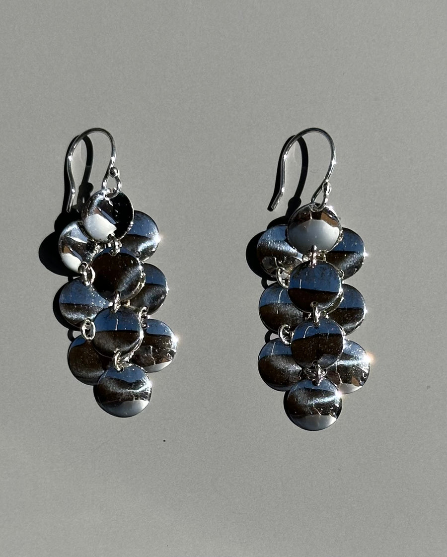 MIRRORS silver earrings