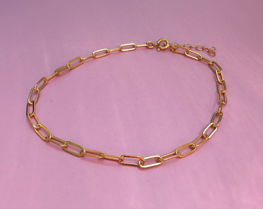 PAPERCLIP CHAIN BRACELET