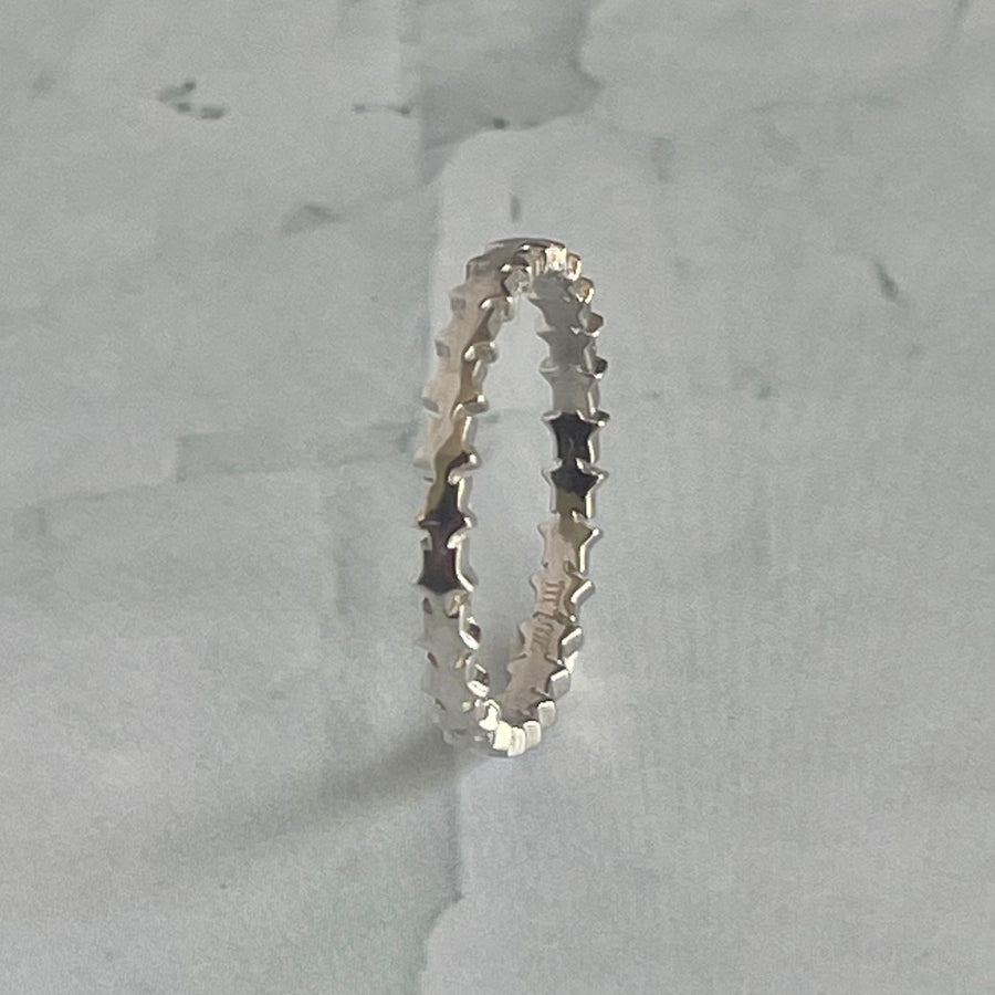 STAR  sterling ring