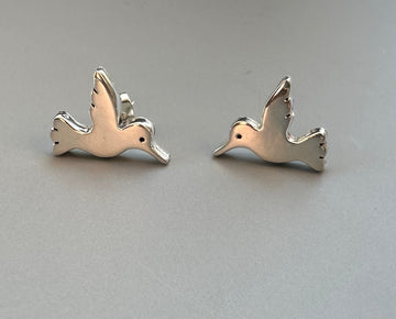 HUMMINGBIRD silver earrings