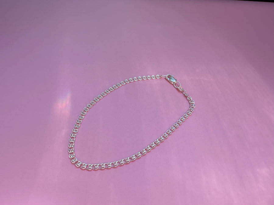 WOVEN silver bracelet