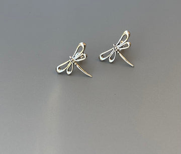 DRAGONFLY silver earrings