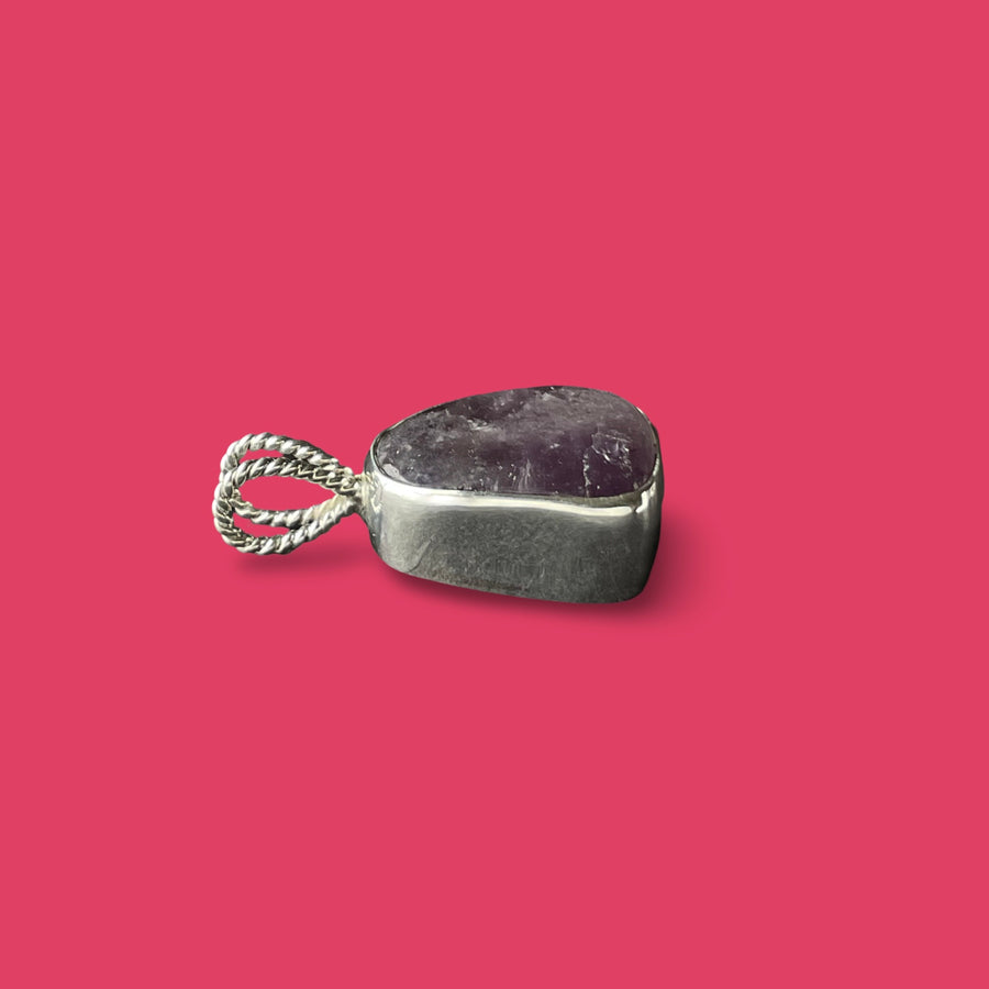 AMETHYST Sterling Silver Pendant