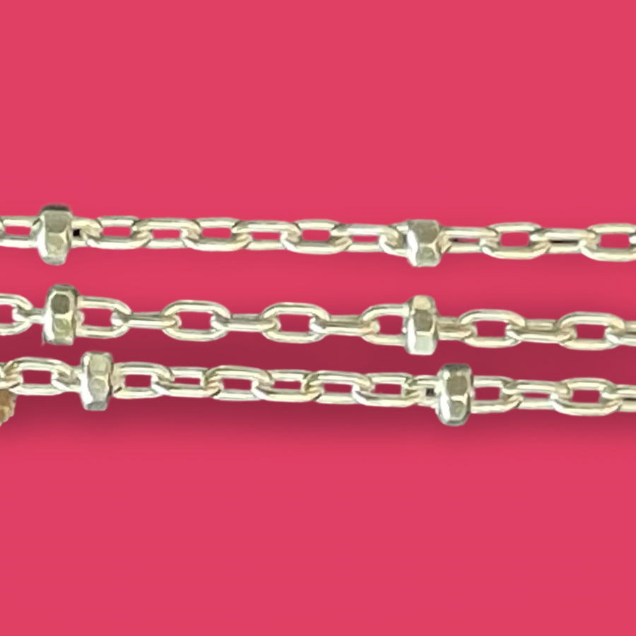 TRIAD CHAIN Sterling Silver Choker