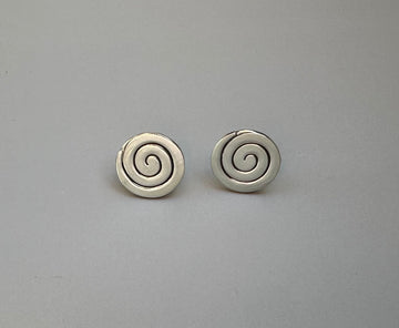 SPIRAL silver earrings