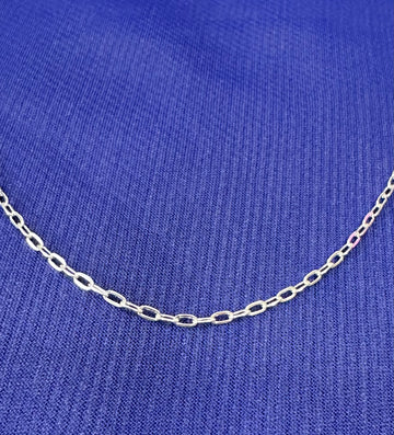 FLAT LINK silver chain (0.3cm link)