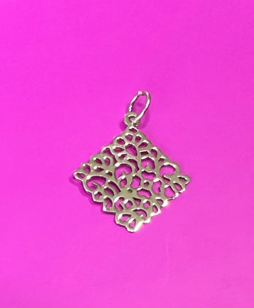 PAPEL PICADO silver pendant