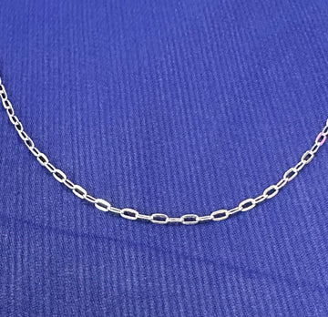 FLAT LINK silver chain (0.4cm link)