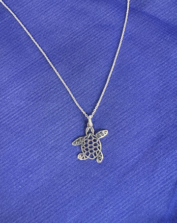 TURTLE Silver necklace