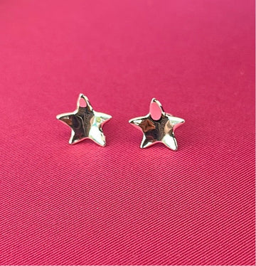 CONCAVE STARS silver earrings