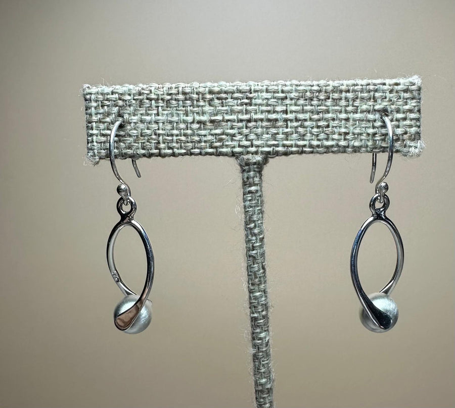 Fish Sterling Silver Earrings