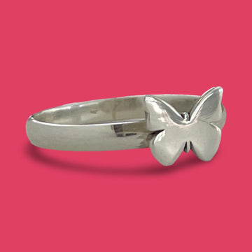 Butterfly Sterling Silver Ring