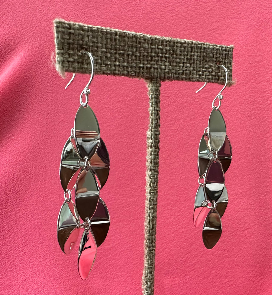 MIRRORS silver earrings