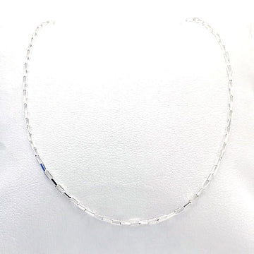 Squared Links silver necklace