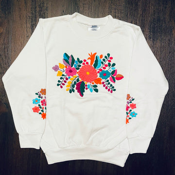 Girls' Embroidered Sweatshirt