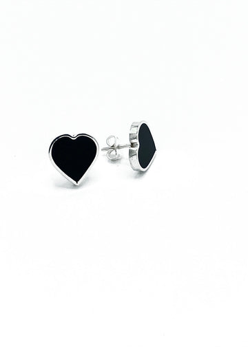 QUEEN OF HEARTS silver earrings