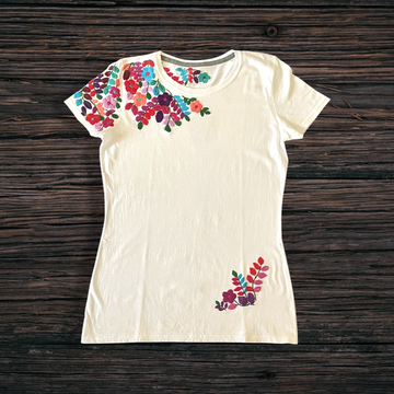 Floral Sleeve T-shirt