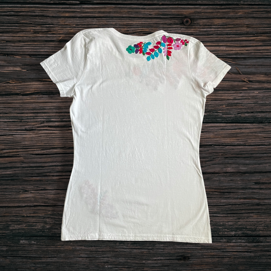 Floral Sleeve T-shirt