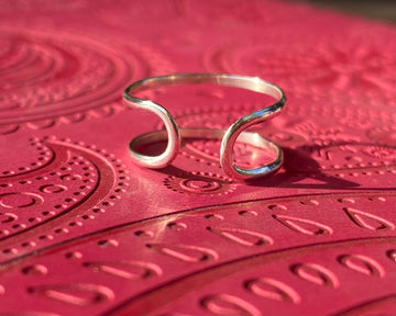 Double Band silver ring